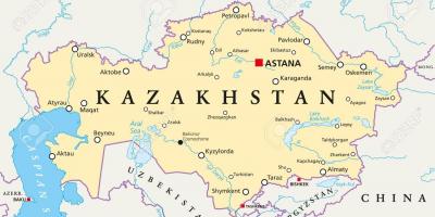 Kort af empire Kasakstan